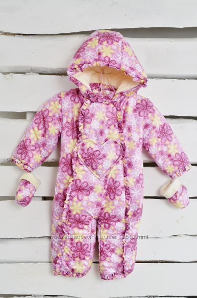 Яркий комбинезончик на холодную зиму от тм Little Winners, р.92