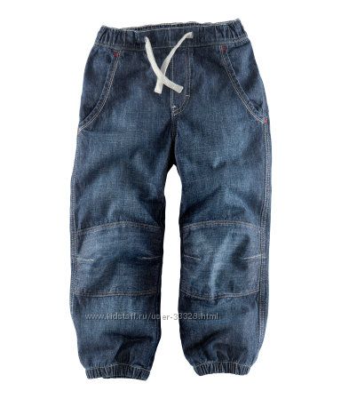 Стильные джинсы и брюки H&M на мальчиков рост 86-128