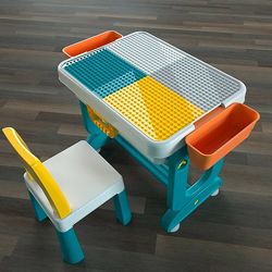 Детский столик и стульчик Poppet Transformer Lego 