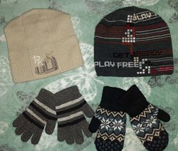 Демисезонные шапки Arctic р.50-54, перчатки, варежки для мальчика