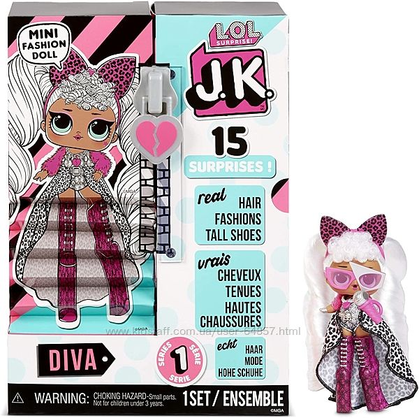 Кукла ЛОЛ Сюрприз JK Леди Дива L. O. L. Surprise JK Diva Mini