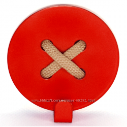 Оригинальный настенный крючок Glozis Button Red. 