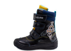 Шкіряні зимові чоботи для хлопчика ддстеп ddstep