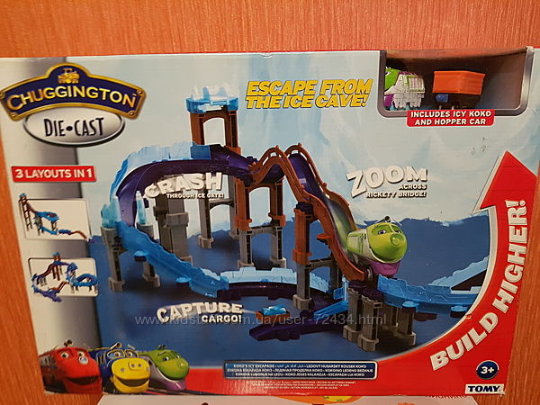 Chuggington железная дорога конструктор трек Чаггингтон паровоз Tomy Томи