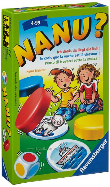 Настольная игра Nanu,  Нану, ну и что же  Ravensburger 23063