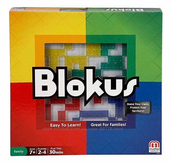 Игра Блокус Blokus Strategy Game 0оригинал Mattel