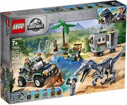 Lego Jurassic World Поединок с бариониксом охота за сокровищами 75935