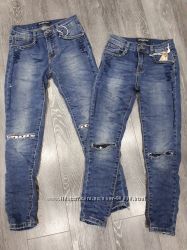 Стильные джинсы на девочек. Размеры 10, 16 