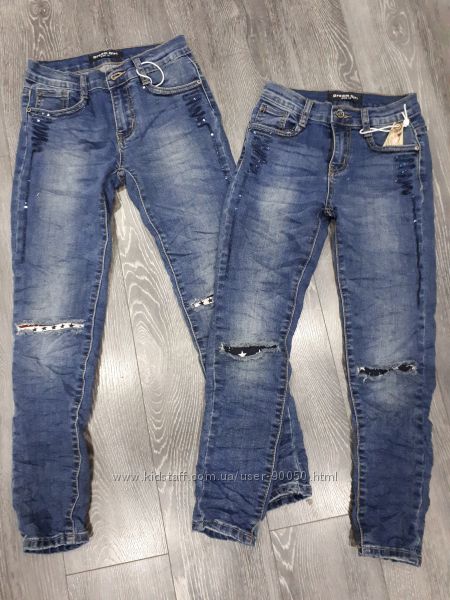 Стильные джинсы на девочек. Размеры 10, 16 