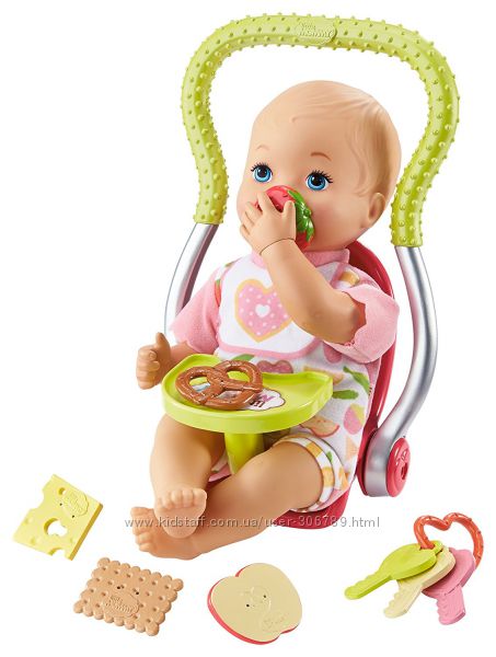 Little Mommy Кукла пупс счастливый перекус Happy Snacktime Baby Doll