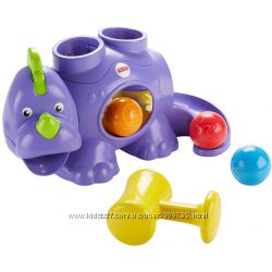 Fisher-Price Динозаврик Дино с шариками Whack-A-Saurus Развивающая игрушка 