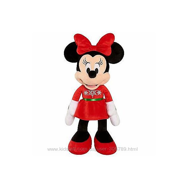 Disney Мягкая игрушка Минни Маус 56 см Minnie Holiday Christmas Medium 22