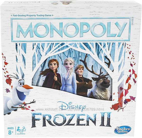 Hasbro Monopoly монополия Frozen настольная игра холодное сердце Game Disne