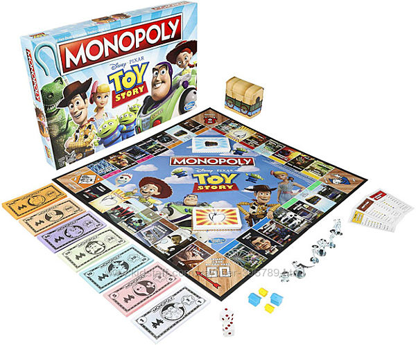 Monopoly Toy Story монополия история игрушек настольная игра Hasbro board g