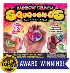 Squoosh-os rainbow crunch horizon сквиш антистресс набор для создания мячик