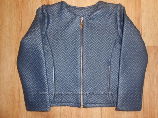 Куртка - пиджак, синий, 122-134р.