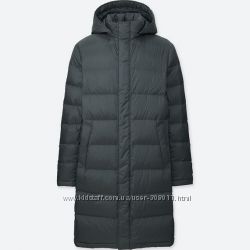 Пальто пуховик мужское Ультралегкое теплое Юникло Uniqlo