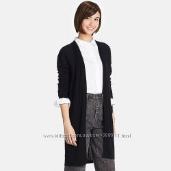 Кардиган в рубчик с длинным рукавом ЮНИКЛО UNIQLO