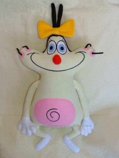 Кошечка Оливия - мягкая игрушка из мультфильма Огги и кукарачи