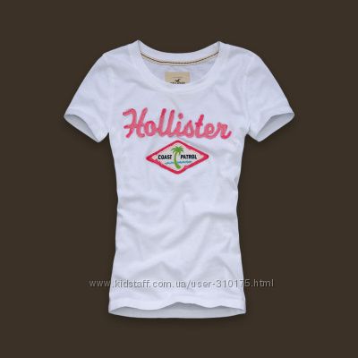 Hollister original Женская футболка 100 хлопок