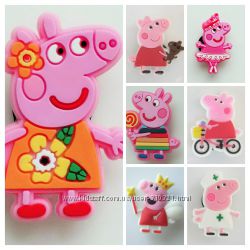 Джибитсы Jibbitz Свинка Пеппа peppa pig Джордж 22 вида