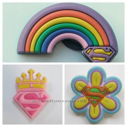 Джибитс Jibbitz Супердівчина Супергёрл supergirl