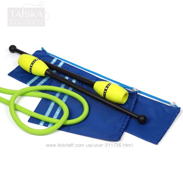 Набір чохлів для скакалки і булав Зі смужками від TaiskaHM