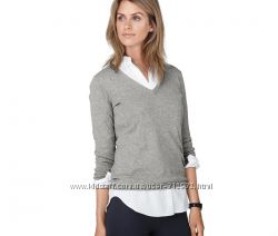 Пуловер светло- серый  Размер евро 36-38 44-46 48-50 Чибо ТСМ TCHIBO