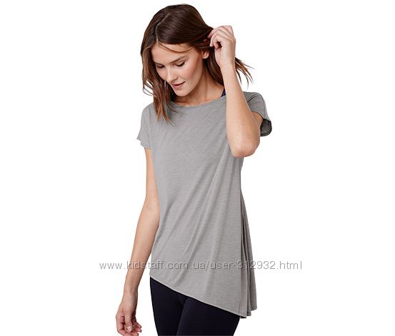 Женская футболка  с ассиметричным подолом от ТСМ TCHIBO размер евро 40-42