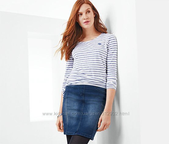 Классическая юбка из мягкого джинса размер  евро 36 ТСМ TCHIBO