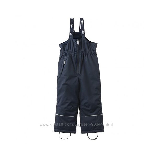 Зимний полукомбинезон штаны Lenne Jack 20351, черный, т-синий, графитовый
