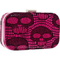 Вечерний клатч betsey johnson с кружевом и черепами
