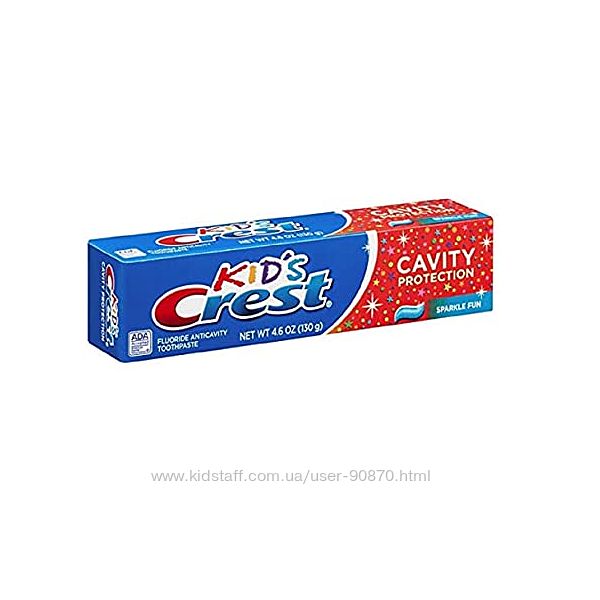 Дитяча зубна паста Crest Kid&acutes Cavity Protection Sparkle Fun 130г. Дет
