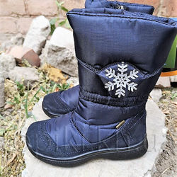Мембранные зимние ботинки Тигина 98080 синие р.28-29