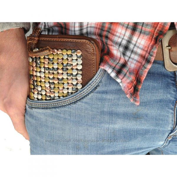 Стильный, кожаный кошелёк Cowboysbag Bradford унисекс. Винтаж.