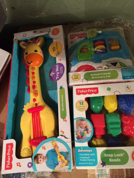 Fisher-Price Игрушки для малышей разные, хорошие цены