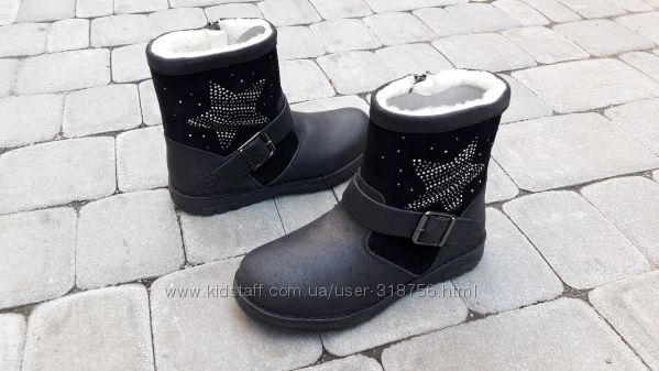 Новые зимние ботинки Primigi р. 31, натуральная кожа