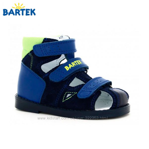 Ортопедические  сандалии BARTEK Размеры 27-32 для мальчиков