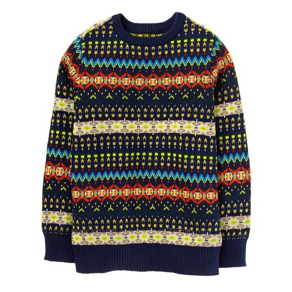 Кофта свитер для мальчика 7-8 лет Crazy