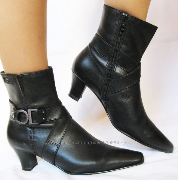 589. Ботинки Tamaris кожа 37-37, 5 р. идеальные