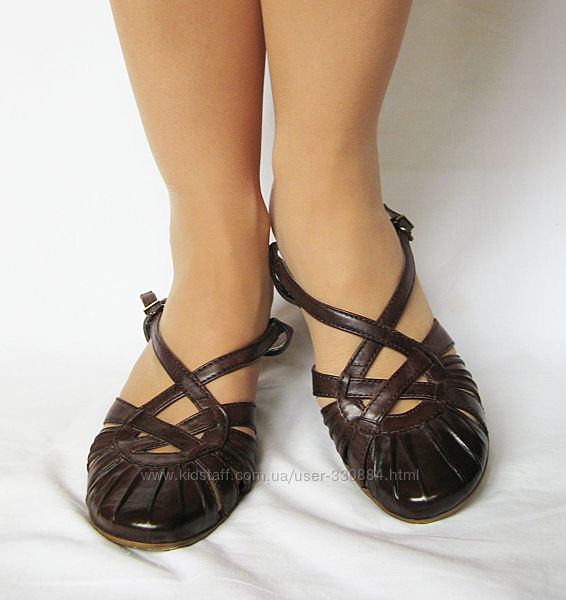 а24. Босоножки 5-th Avenue кожаные 36-36,5 р.