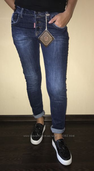 Модные джинсы-бойфренд Новинка