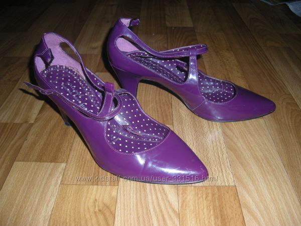 Туфли-босоножки  фиолетовые