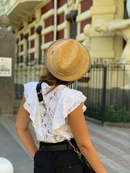 Кружевная блуза без рукавов, Италия, скидка