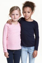 H&M Комплект сине-розовых регланов на 6-8 лет в наличии