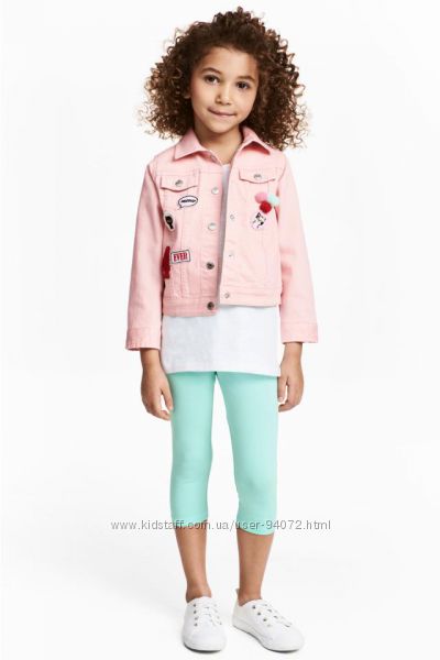 H&M Легинсы длиной три четверти для девочек 5-6 лет в наличии