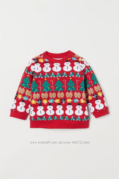 H&M Классный яркий джемпер для 2-6 месяцев в наличии