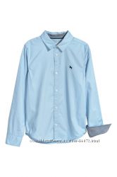 H&M Стильная рубашка в школу для 9-10 и 11-12 лет в наличии