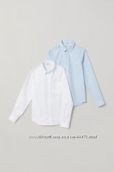 H&M Комплект из двух рубашек Easy iron для 12-13 лет