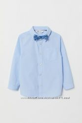 H&M Модная рубашка с галстуком-бабочкой для 9-10 лет в наличии